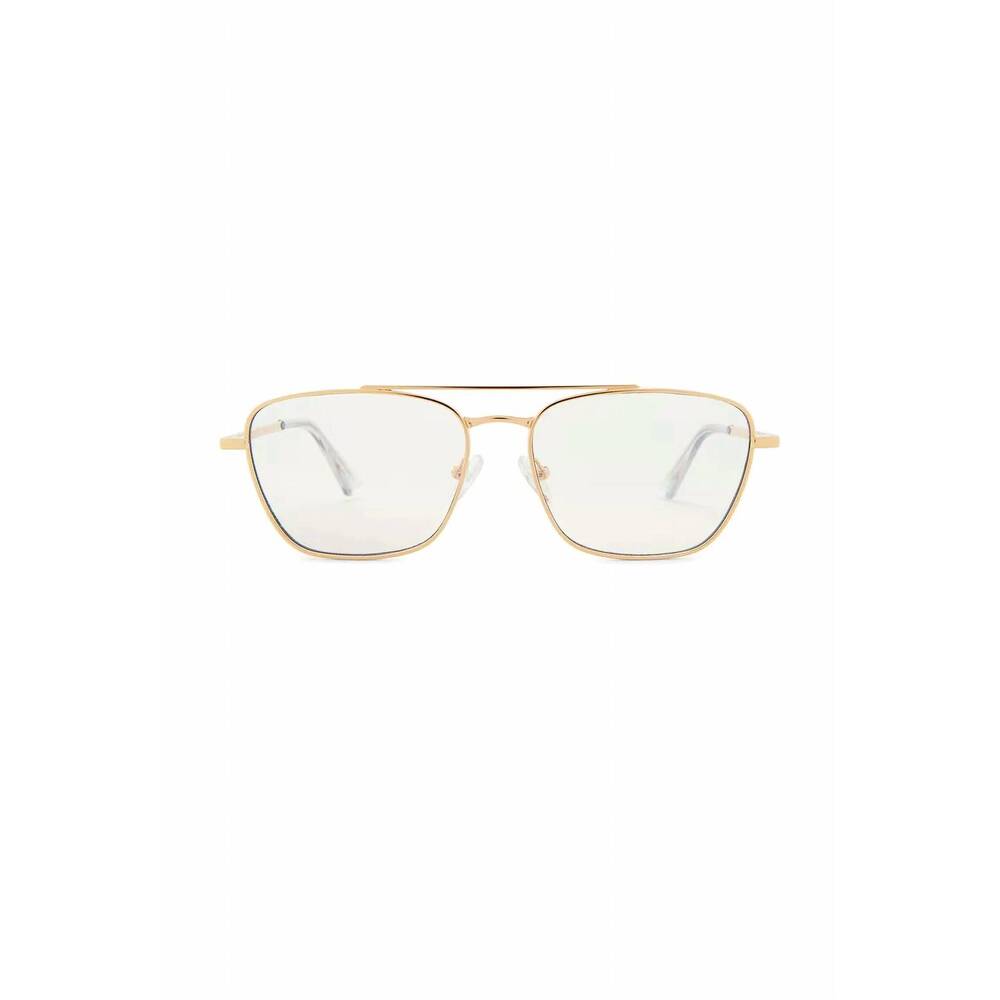 NEW LE SPECS unisex diametric ii blue light aviator glasses in gold